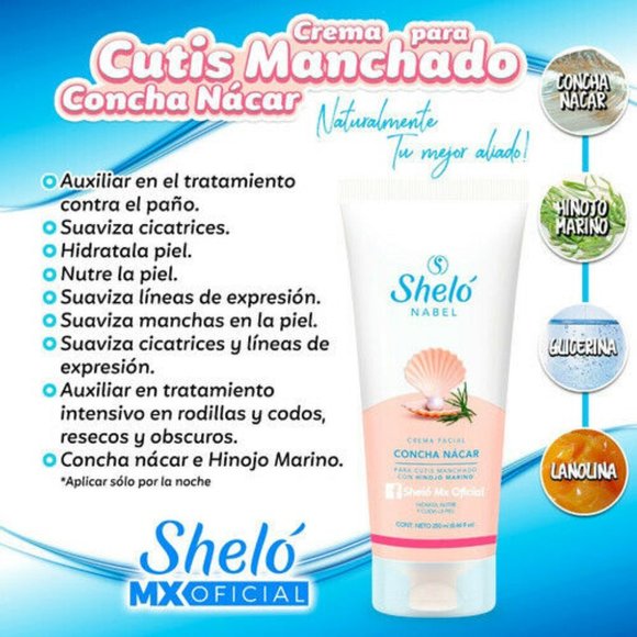 SHELO NABEL NACAR SHELL FACIAL CREAM -CREMA FACIAL - Picture 1 of 7